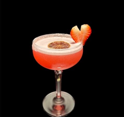 Signature cocktail: Red Flags at Ex Files Sports Bar in Austin